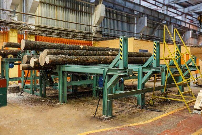 Накопительный стол для брёвен фото 6