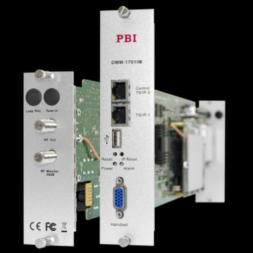 Модуль профессионального IPTV приёмника и двойного аналогового модулятора PBI DMM-1701IM-04 фото 1