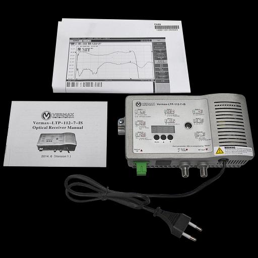 Приёмник оптический для сетей КТВ Vermax-LTP-112-7-IS фото 4