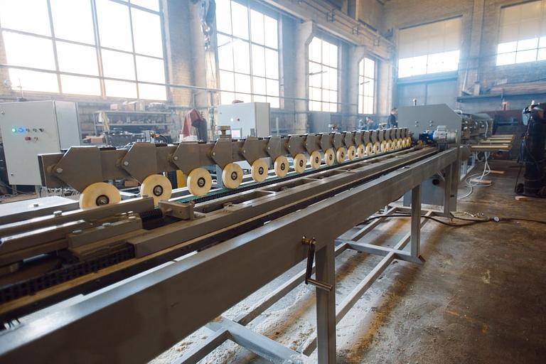 Линия сращивания древесины фото 2