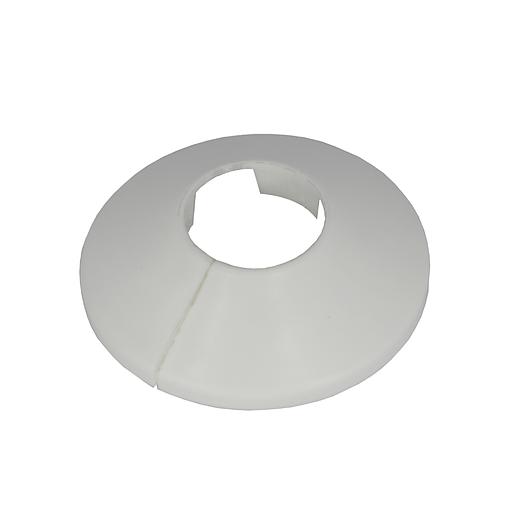 Чашка декоративная (отражатель) 20 мм (50х20Х12мм) разъемная (пластик, белая) (2 шт.) фото 1