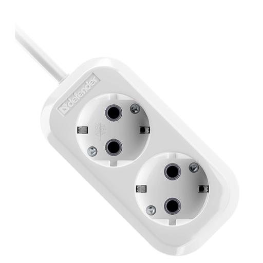 Defender Удлинитель R320 16 А, 5 м [99367] выключатель, с заземлением фото 1