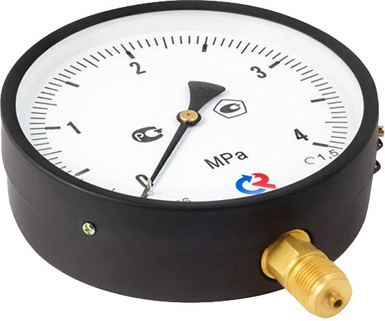 Манометр общетехнический радиальный ТМ-610Р.00 0...1,6 МРа 1/2' кл.1.5 фото 3