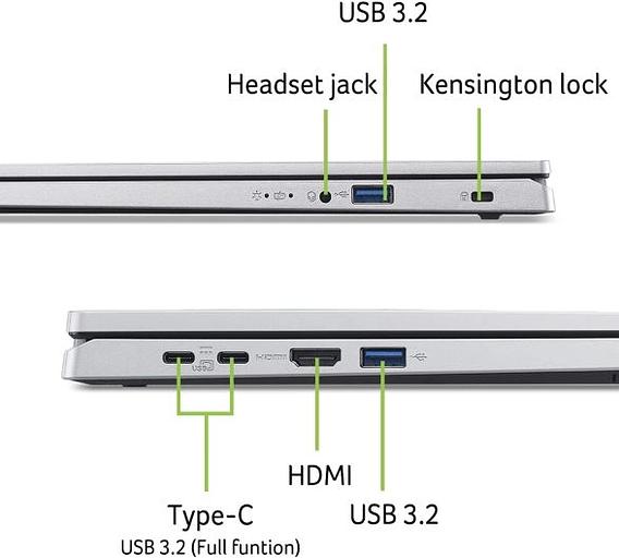 Ноутбук Acer Aspire Go AG15-41P-R4X3 / 15,6" FHD IPS 800:1 300 nit / Ryzen 5 7535HS / UMA / 16 GB DD фото 9