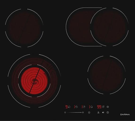 Электрическая варочная поверхность Darina 6Р Е328 B черный фото 4