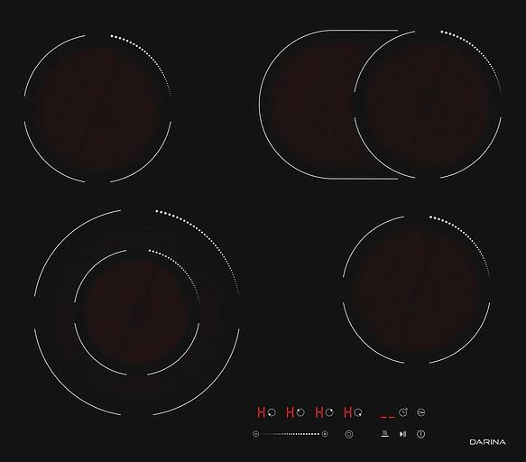 Электрическая варочная поверхность Darina 6Р Е328 B черный фото 6
