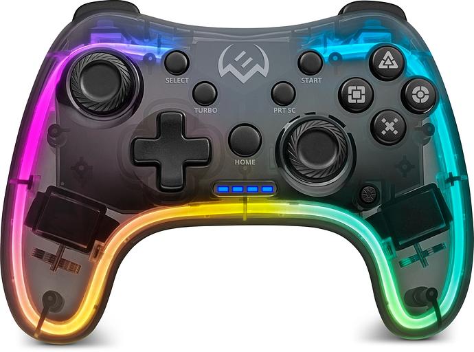 Геймпад Sven GC-5050 черный Bluetooth Беспроводной виброотдача обратная связь (в компл.:держатель для смартфона/кабель USB) (SV-016029) фото 1