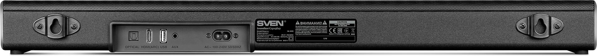 Саундбар Sven SB-2035 2.0 черный 10Вт фото 4