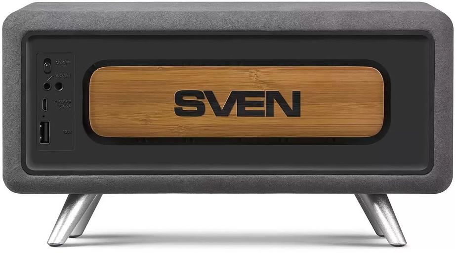 Колонка порт. Sven АС HA-930 дерево/черный 30W 1.0 BT/3.5Jack/USB 2200mAh фото 6