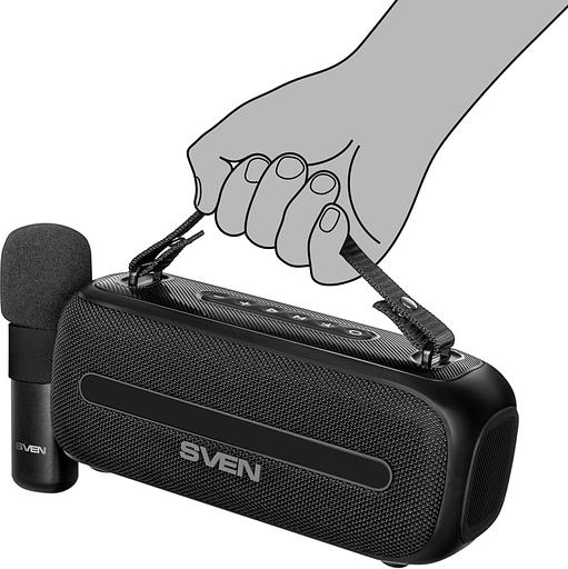 Колонка порт. Sven PS-235 черный 12W 2.0 BT 3600mAh (SV-022075) фото 10