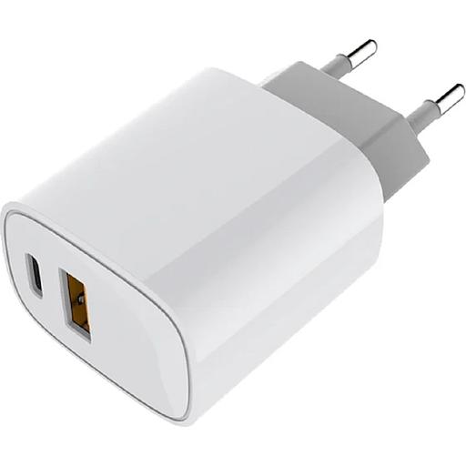 Сетевое зарядное устройство с двумя портами USB-A + USB-C, 20Вт REXANT фото 1