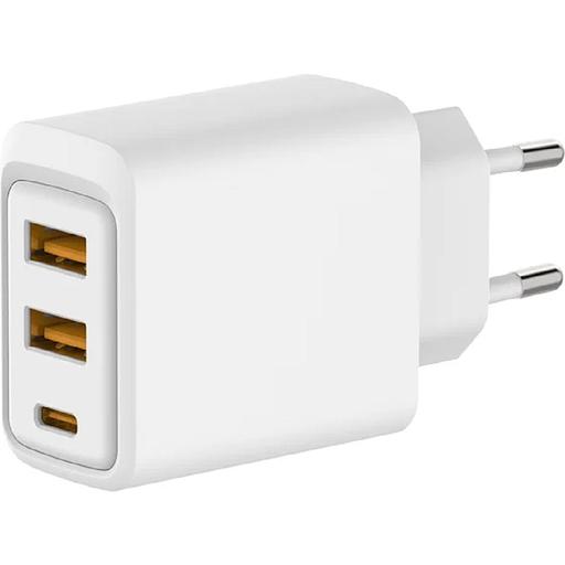 Сетевое зарядное устройство с двумя портами USB-A и одним портом USB-C, 10Вт REXANT фото 1