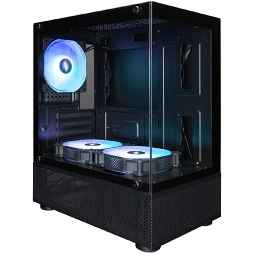 1STPLAYER MIKU Mi2-A ARGB Black / mATX / 3x120mm ARGB fans / Mi2-A-BK-2FC7R-1FC7 фото 1