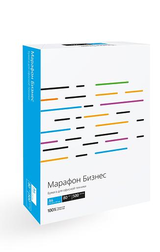 Бумага Марафон Бизнес класс"B", A4 80 г/м2 500л (кратно 5 шт) фото 1