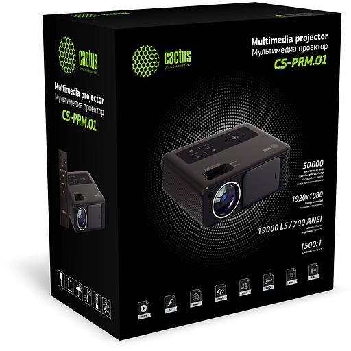 Проектор Cactus CS-PRM.01WT.Full HD LCD 19000Lm LS 700Lm ANSI (1920x1080) 2500:1 ресурс лампы:50000часов 2xUSB typeA 2xHDMI 1.8кг фото 9