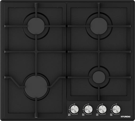 Газовая варочная поверхность Hyundai HHG 6432 BK черный фото 1