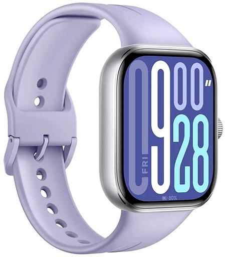 Смарт-часы Xiaomi Redmi Watch 5 2.07" AMOLED корп.серебристый рем.фиолетовый разм.брасл.:135-205мм (BHR9388GL) фото 3