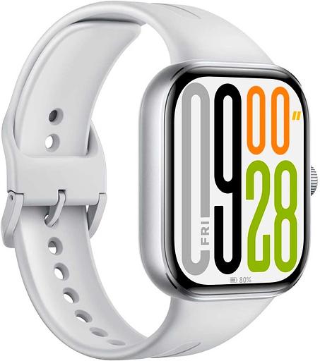 Смарт-часы Xiaomi Redmi Watch 5 2.07" AMOLED корп.серебристый рем.серый разм.брасл.:135-205мм (BHR9381GL) фото 3