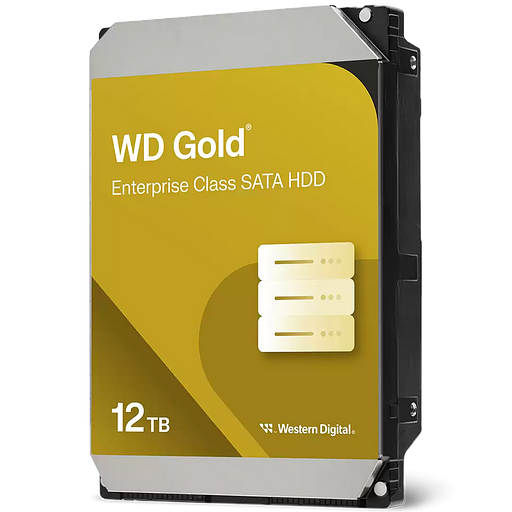 Жесткий диск Western Digital 12TB WD122KRYZ Gold, SATA3, Cache 512MB, 7200 rpm фото 1