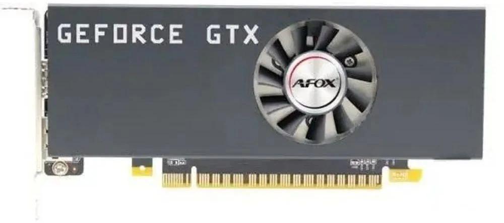 Видеокарта AFOX Geforce GTX1050 4GB GDDR5 128Bit DVI/HDMI/DP LP Dual Fan (AF1050-4096D5H4-V2) фото 1