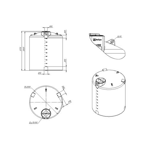 Емкость TOR 10000 КАС фото 2