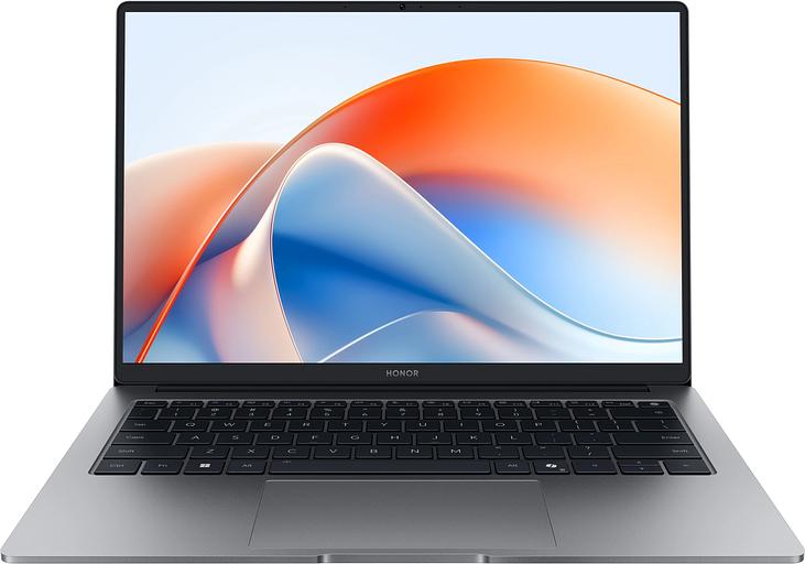 Ноутбук Honor MagicBook X14 Plus 2025 FermiB-5611 Core 5 220H 16Gb SSD1Tb Intel Iris Xe graphics 14" IPS WQXGA (1920x1200) Windows 11 Home grey space WiFi BT Cam (5301ALWA) фото 1