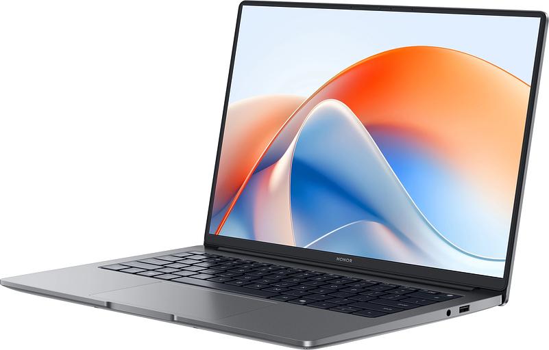 Ноутбук Honor MagicBook X14 Plus 2025 FermiB-5611 Core 5 220H 16Gb SSD1Tb Intel Iris Xe graphics 14" IPS WQXGA (1920x1200) Windows 11 Home grey space WiFi BT Cam (5301ALWA) фото 2