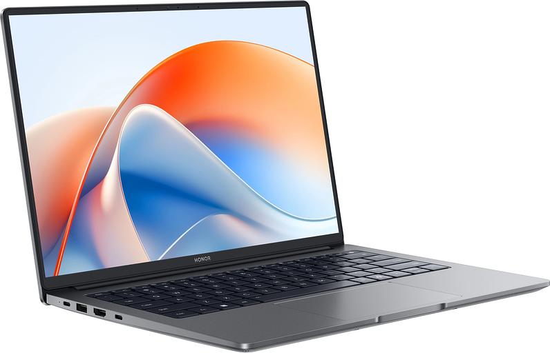 Ноутбук Honor MagicBook X14 Plus 2025 FermiB-5611 Core 5 220H 16Gb SSD1Tb Intel Iris Xe graphics 14" IPS WQXGA (1920x1200) Windows 11 Home grey space WiFi BT Cam (5301ALWA) фото 3