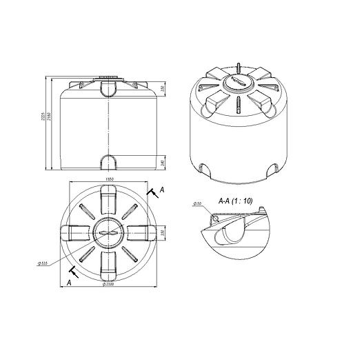 Емкость КАС 8000 TR фото 2