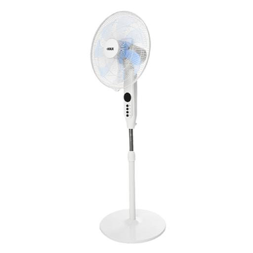 Rexant (60-0221) Вентилятор напольный белый, 7 лопастей, д/у управление, 50Вт Dux фото 1