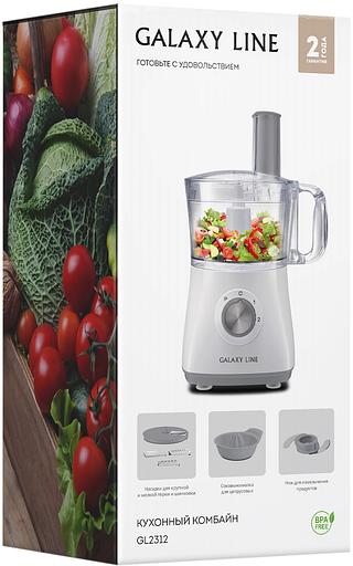 Кухонный комбайн Galaxy Line GL 2312 1000Вт белый фото 10