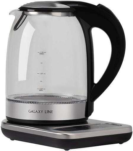 Чайник электрический Galaxy Line GL 0593 1.7л. 2200Вт прозрачный корпус: стекло (7010105930) фото 3