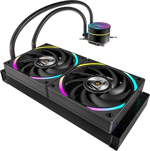 Система водяного охлаждения Formula OASIS L240 ARGB Soc-AM5/AM4/1200/2066/1700/1851 черный 4-pin Al+Cu 300W Ret (OASIS L240 ARGB BK) фото 1
