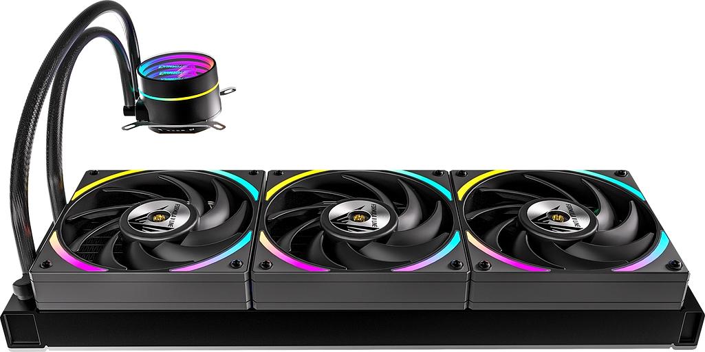 Система водяного охлаждения Formula OASIS L360 ARGB Soc-AM5/AM4/1200/2066/1700/1851 черный 4-pin Al+Cu 350W Ret (OASIS L360 ARGB BK) фото 4