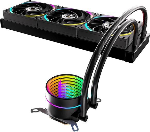 Система водяного охлаждения Formula OASIS L360 ARGB Soc-AM5/AM4/1200/2066/1700/1851 черный 4-pin Al+Cu 350W Ret (OASIS L360 ARGB BK) фото 5