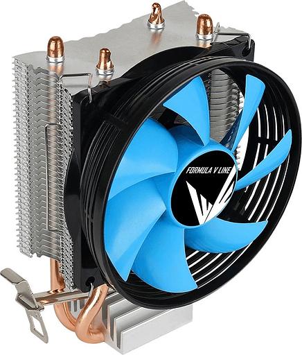 Устройство охлаждения(кулер) Formula AC Verkho 2 Soc-AM5/AM4/1200/1700/1851 черный/синий 4-pin 15-25dB Al+Cu 110W 307gr Ret (VERKHO 2) фото 3