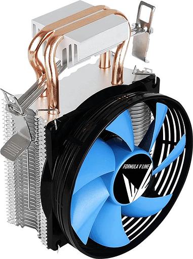 Устройство охлаждения(кулер) Formula AC Verkho 2 Soc-AM5/AM4/1200/1700/1851 черный/синий 4-pin 15-25dB Al+Cu 110W 307gr Ret (VERKHO 2) фото 5