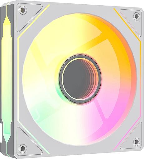 Вентилятор для корпуса Formula Floe 12WH ARPW Reverse ARGB 120х120x25 белый 4-pin 26.8дБ (FLOE 12WH ARPW REVERSE) Ret фото 1