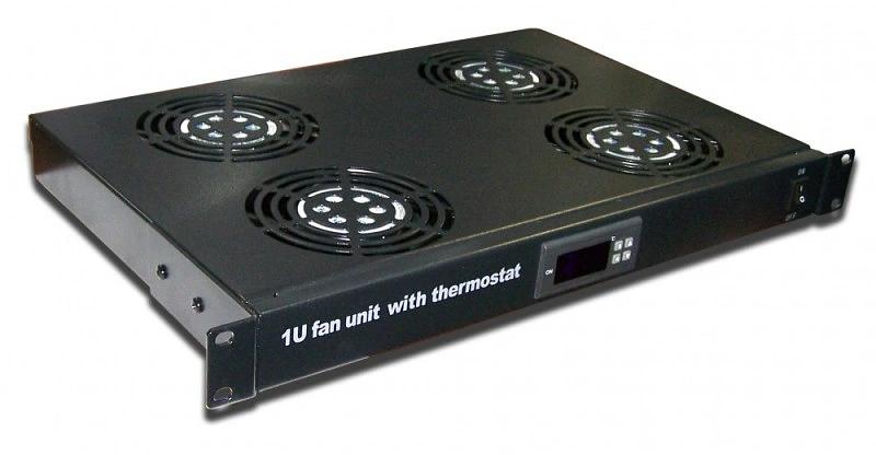 Блок вентиляторов Lanmaster (TWT-CBB-FANB6-RACK-T) 6 вент. (упак.:1шт) фото 1