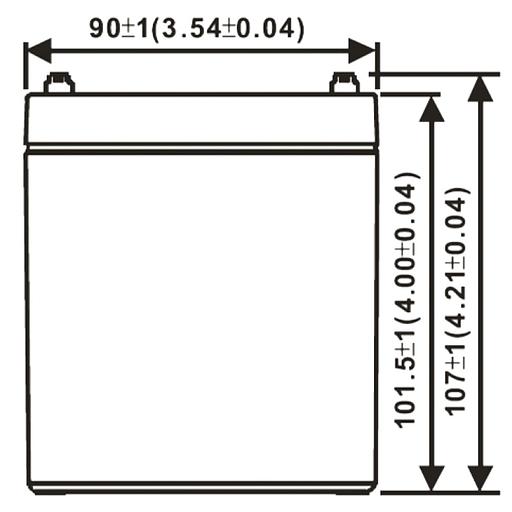 Аккумулятор WBR HRL1225W фото 3