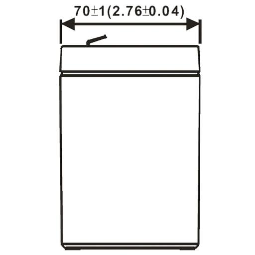 Аккумулятор WBR HRL1225W фото 4