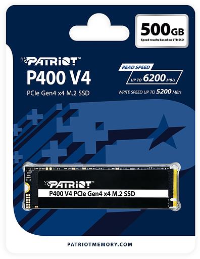 Накопитель SSD Patriot PCIe 4.0 x4 500GB P400VP500GM28H P400 V4 M.2 2280 фото 5