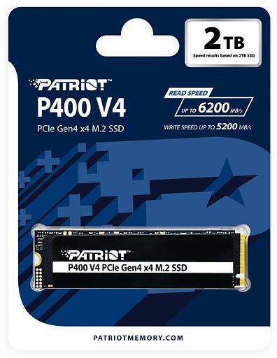 Накопитель SSD Patriot PCIe 4.0 x4 2000GB P400VP2TBM28H P400 V4 M.2 2280 фото 5