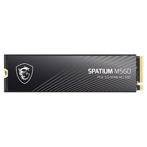 Твердотельный накопитель SSD MSI M.2 2280 1TB SPATIUM M560 Client SSD S78-440L0F0-P83, PCIe Gen5x4 with NVMe фото 1