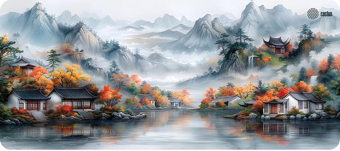 Коврик для мыши Cactus Beautiful nature 900x400x4мм (CS-MP-JAC01XXL) фото 1