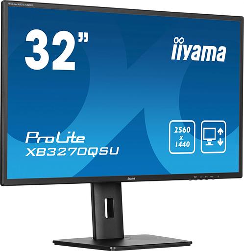 Монитор Iiyama 31.5" ProLite XB3270QSU-B1 черный IPS 3ms 16:9 HDMI M/M матовая HAS Piv 1200:1 250cd 178гр/178гр 2560x1440 100Hz DP 2K USB 8.6кг фото 3