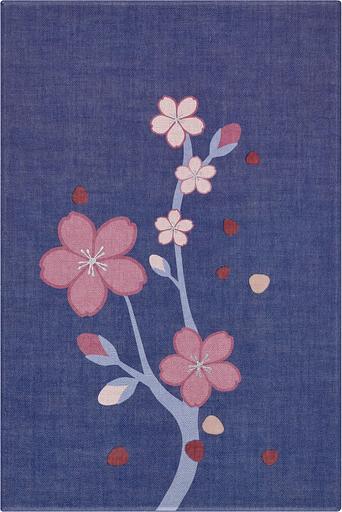 Блокнот Moleskine LIMITED EDITION SAKURA LESU08QP062BOX 130х210мм обложка текстиль 176стр. нелинованный подар.кор. синий 2025 фото 3