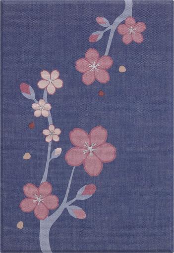 Блокнот Moleskine LIMITED EDITION SAKURA LESU08MM710BOX Pocket 90x140мм обложка текстиль 160стр. линейка подар.кор. синий 2025 фото 3