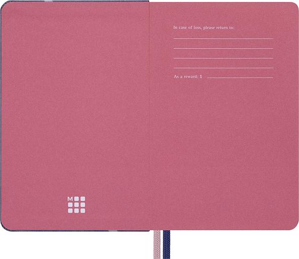 Блокнот Moleskine LIMITED EDITION SAKURA LESU08MM710BOX Pocket 90x140мм обложка текстиль 160стр. линейка подар.кор. синий 2025 фото 5
