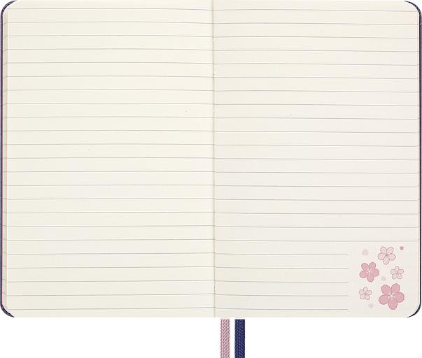 Блокнот Moleskine LIMITED EDITION SAKURA LESU08MM710BOX Pocket 90x140мм обложка текстиль 160стр. линейка подар.кор. синий 2025 фото 7